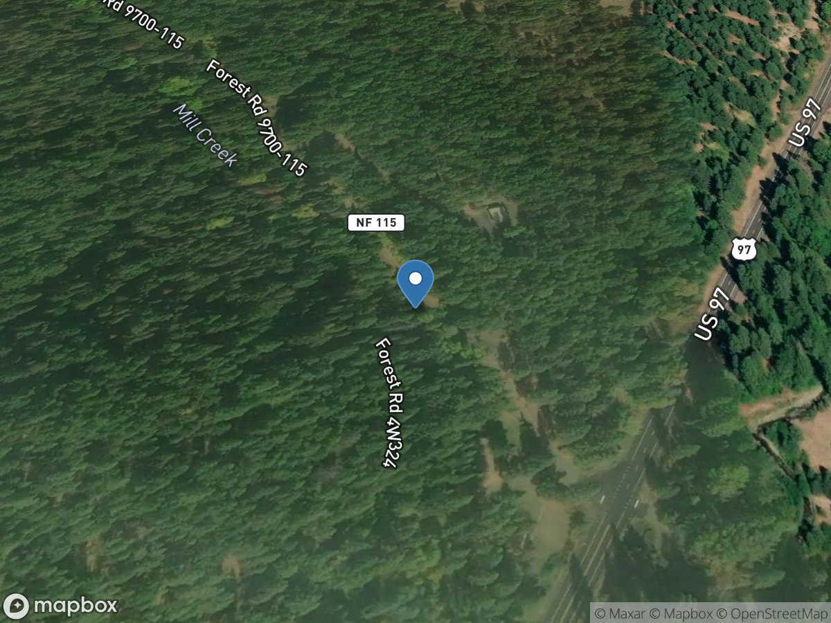 Mill Creek near Liberty, WA location