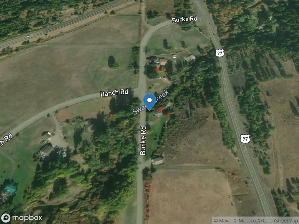 Swauk Creek at Burke Road near Cle Elum, WA location