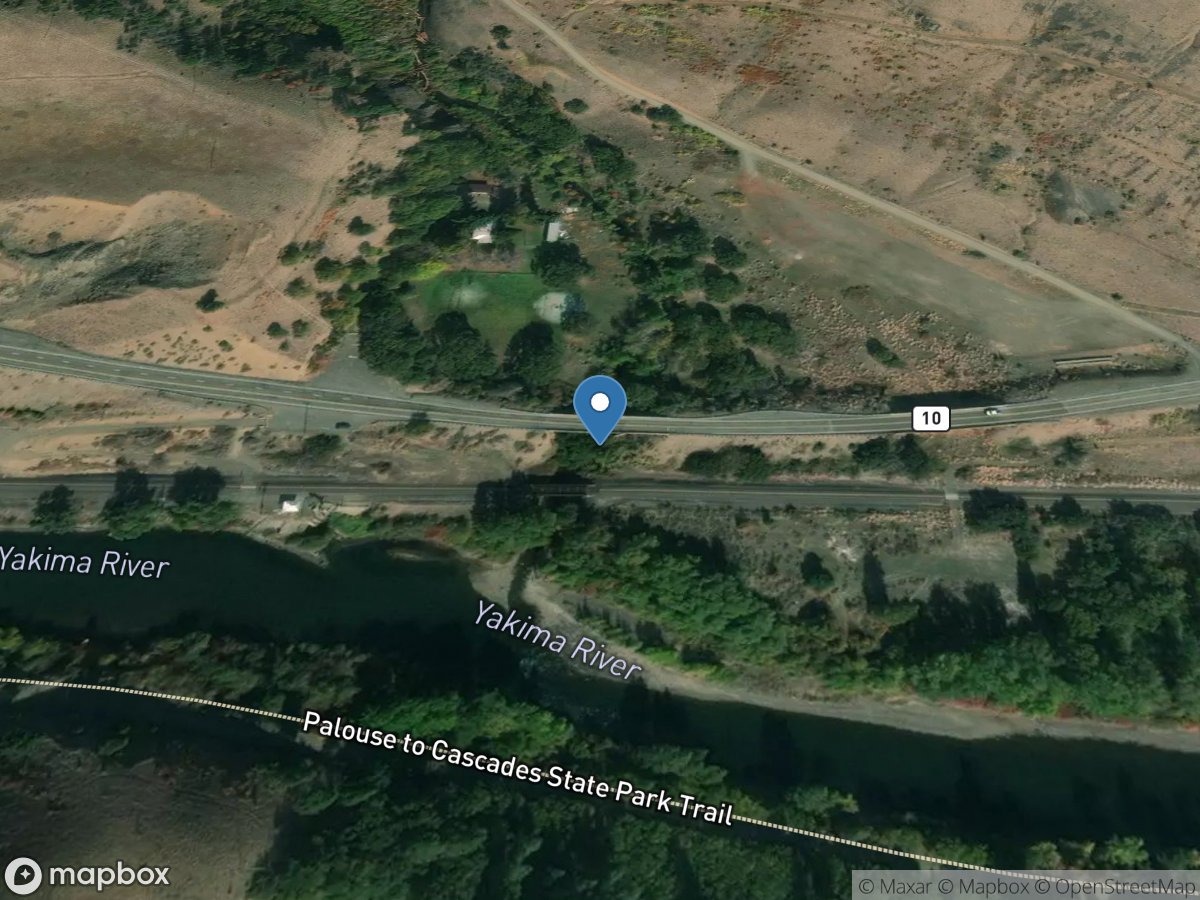 Swauk Creek at Highway 10 near Thorp, WA location