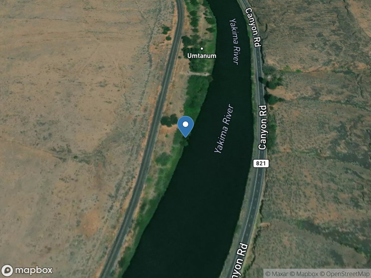 Yakima River at Umtanum, WA location