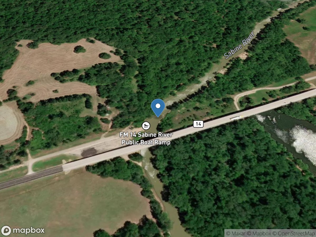 Sabine Rv near Hawkins, TX location