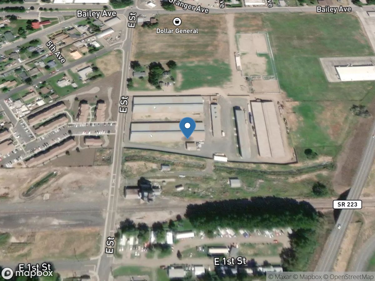 Granger Drain at Granger, WA location