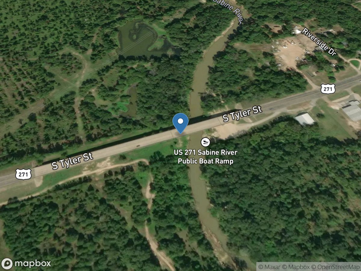 Sabine Rv near Gladewater, TX location