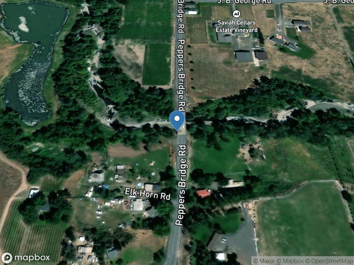 WALLA WALLA River At PEPPER Branch Road Near COLLEGE PLACE, WA location