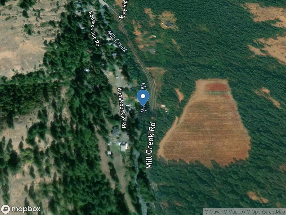 Mill Creek near Walla Walla, WA location