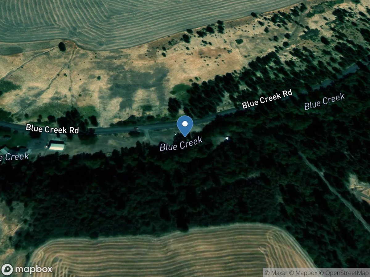 Blue Creek near Walla Walla, WA location