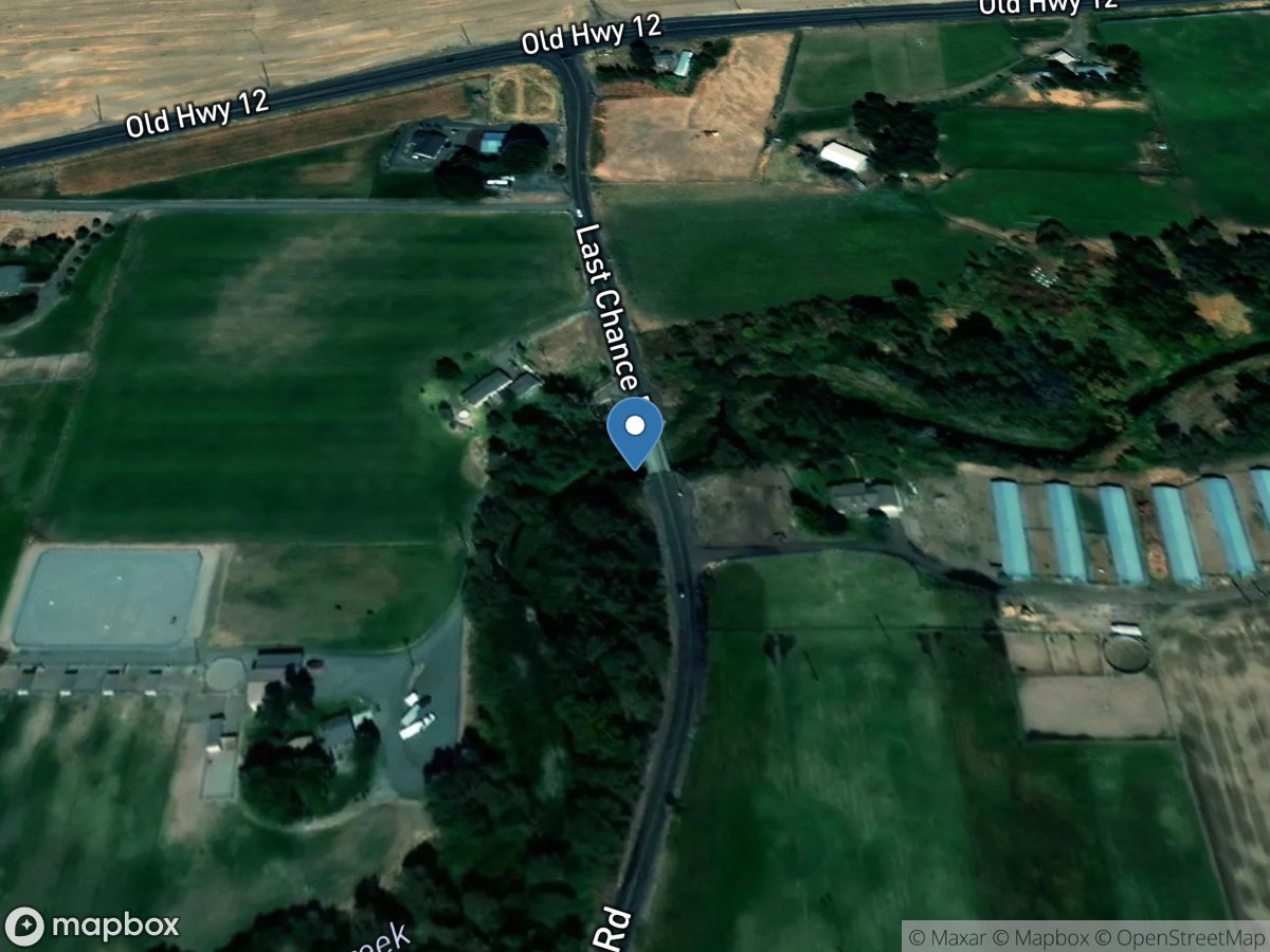 MILL Creek At LAST CHANCE Road Branch Near COLLEGE PLACE, WA location