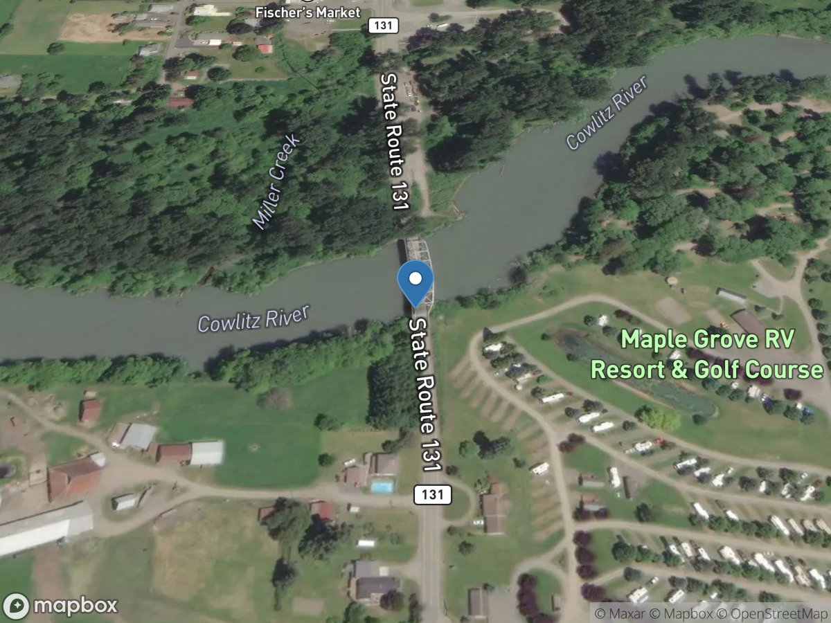 Cowlitz River at Randle, WA location