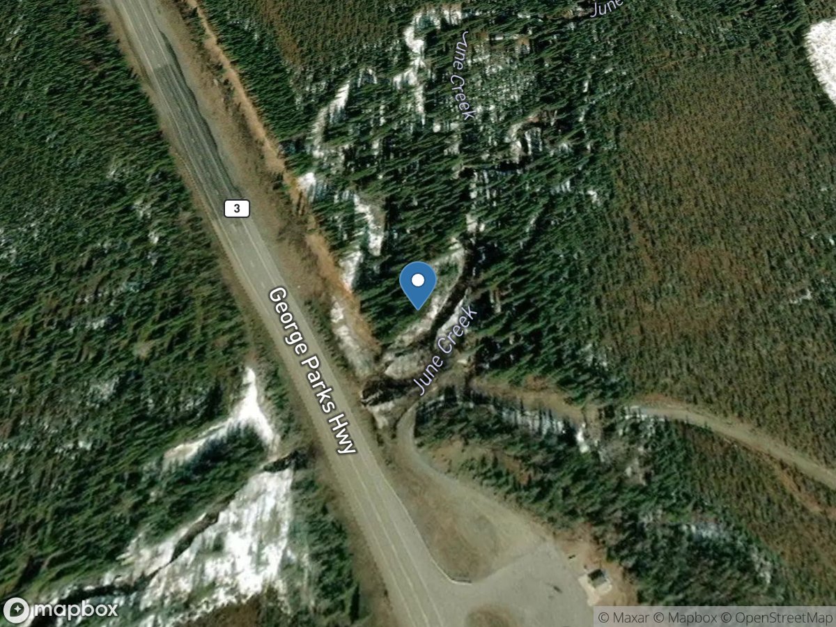 JUNE Creek Near CLEAR AK location