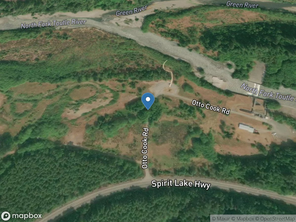 NF Toutle River below Srs near Kid Valley, WA location