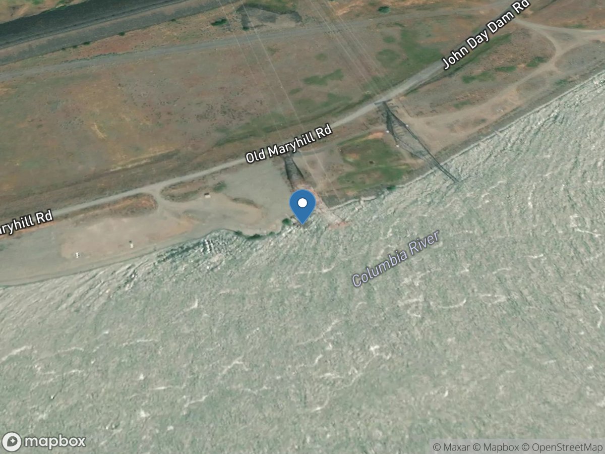 Columbia River, Right Bank, near Cliffs, WA location