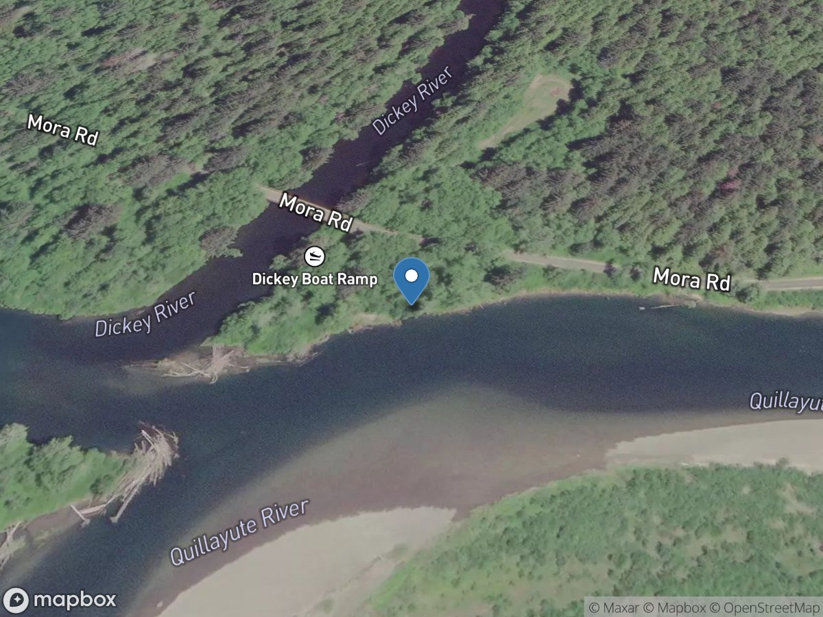 Quillayute River at River Mile 1.3 near La Push, WA location