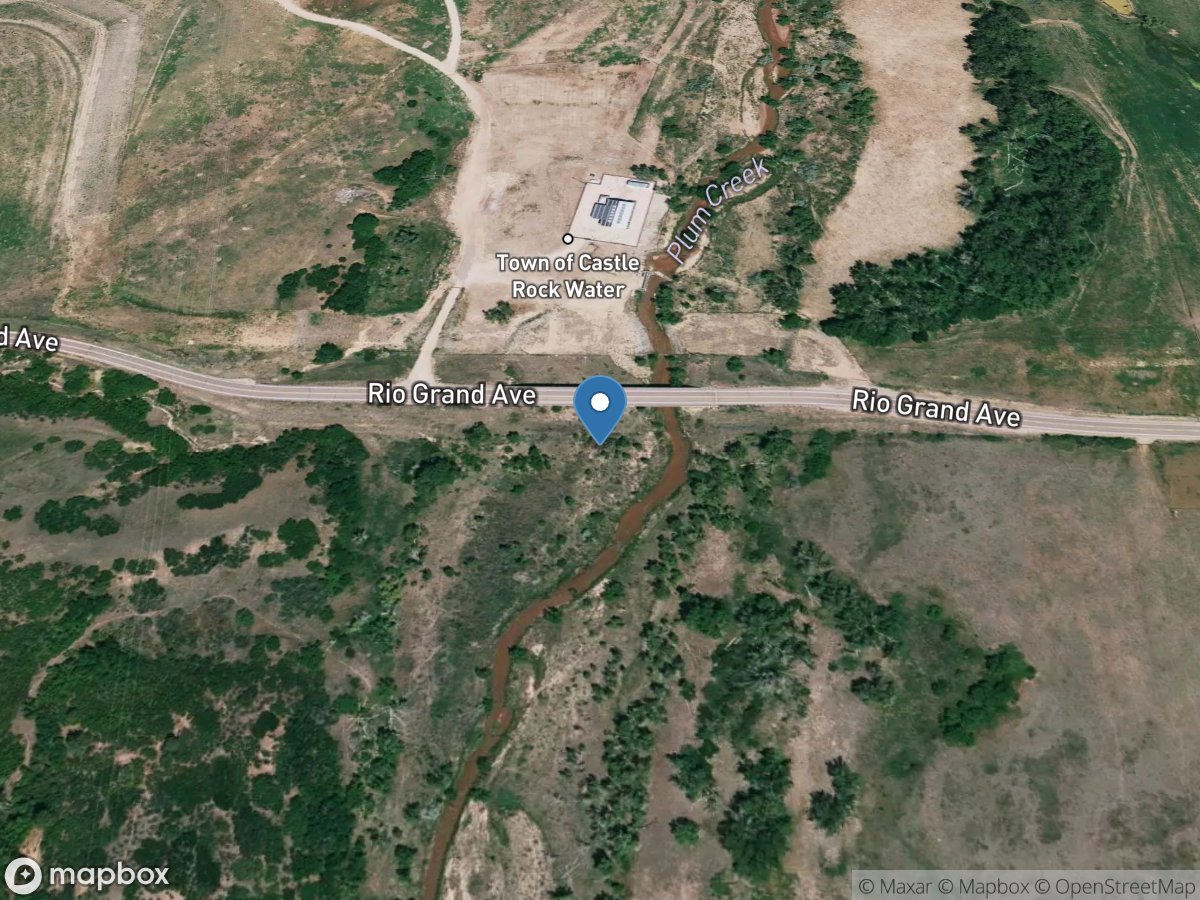 Plum Creek near Sedalia, Co. location