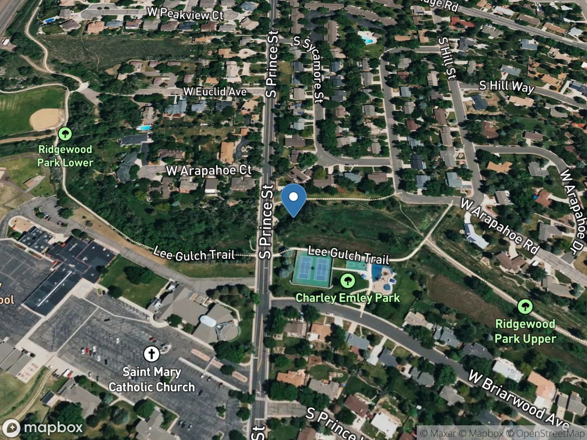 Lee Gulch at Littleton, CO location