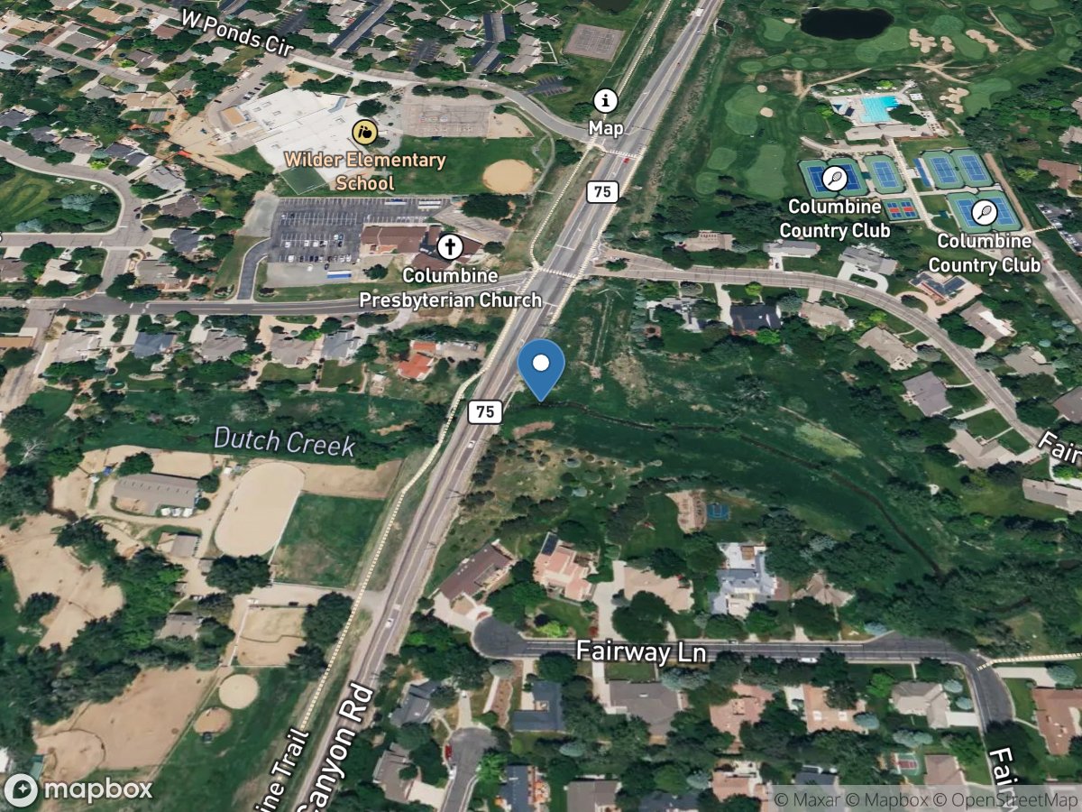 Dutch Creek at Platte Canyon Drive near Littleton, CO location