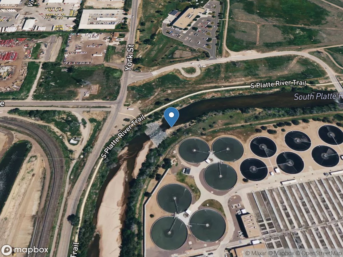 South Platte River at 64th Ave. Commerce City, Co. location