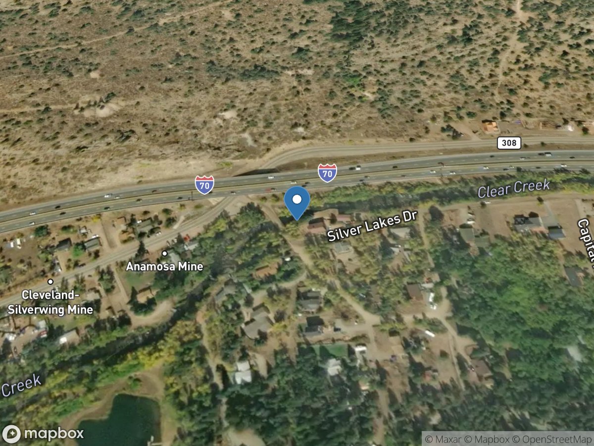 Clear Creek near Lawson, CO location