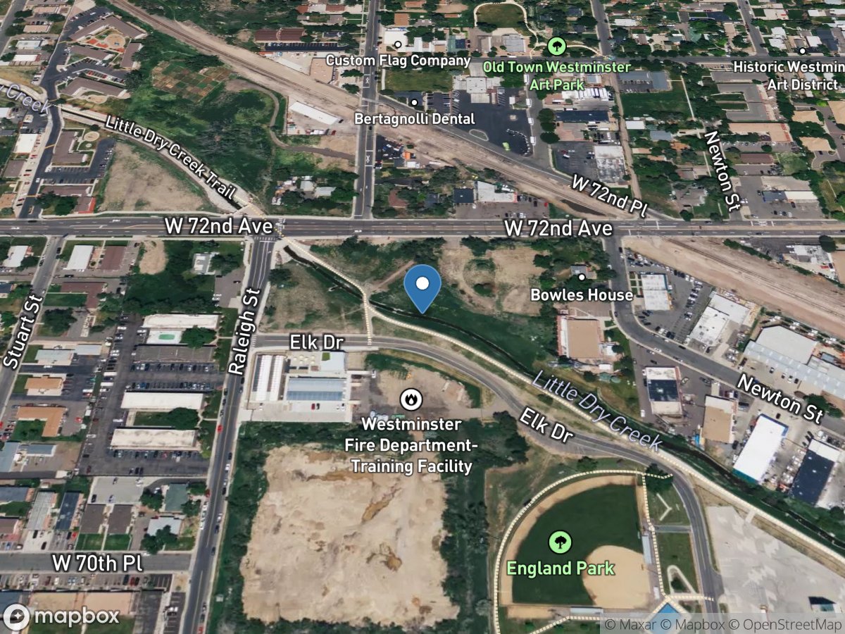 Little Dry Creek at Westminster, CO location