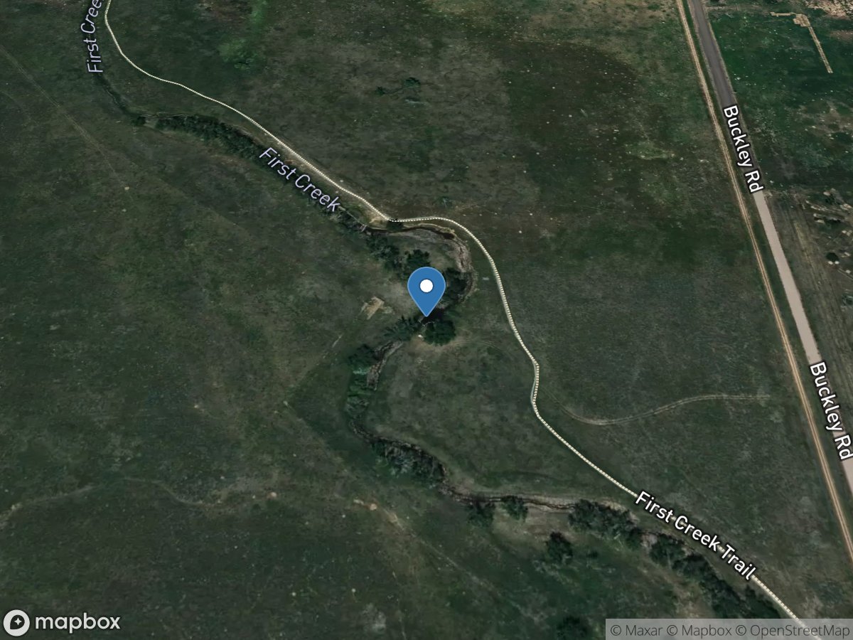 First Creek Bel Buckley RD, at Rocky Mtn Arsenal, CO location