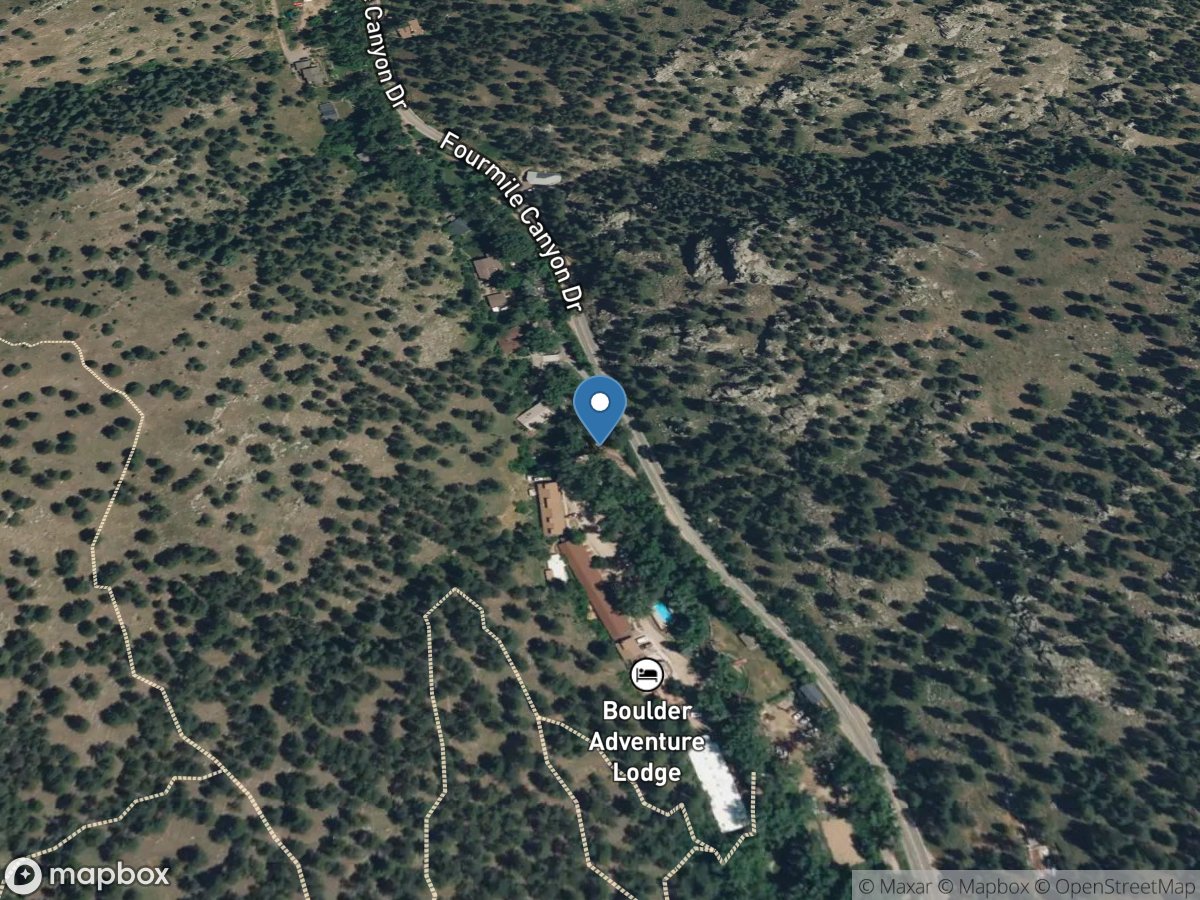 Fourmile Creek at Orodell, CO location