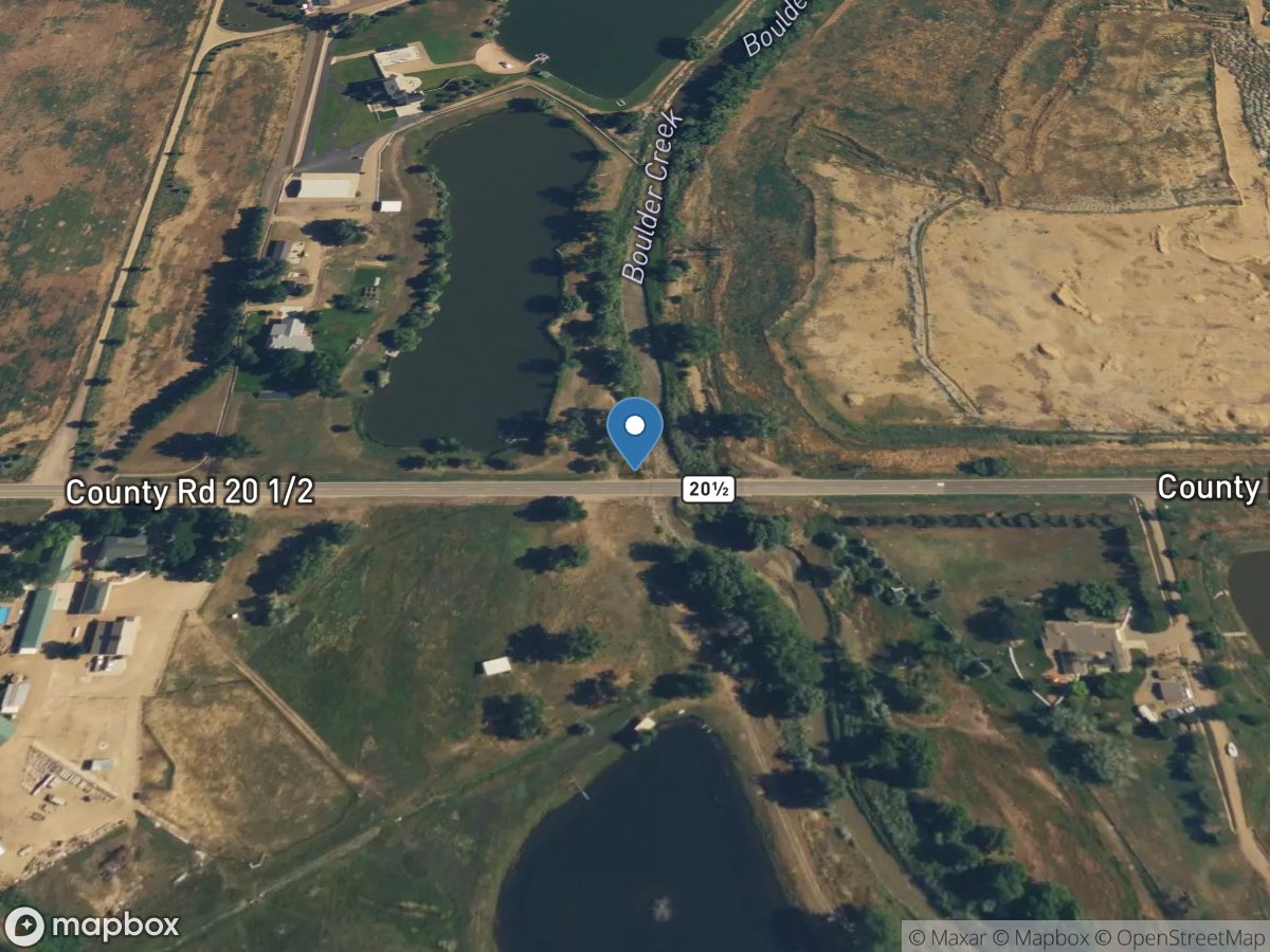 Boulder Creek at Mouth near Longmont, CO location