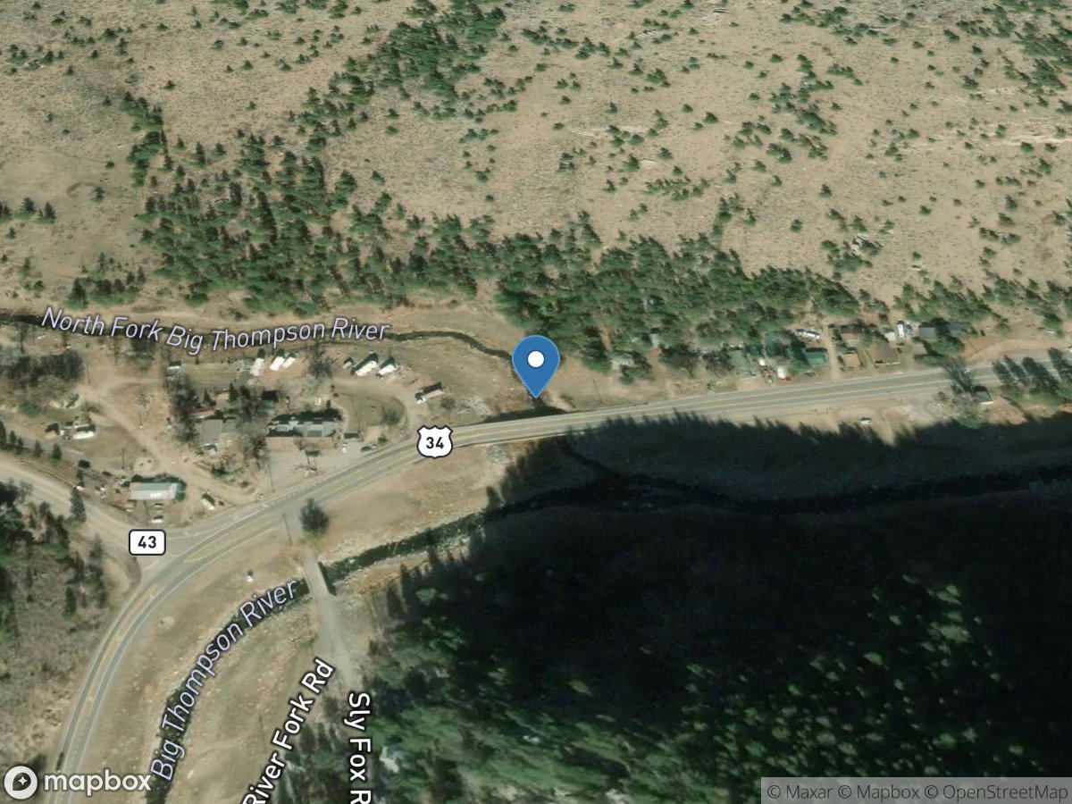 North Fork Big Thompson River at Drake, Co. location