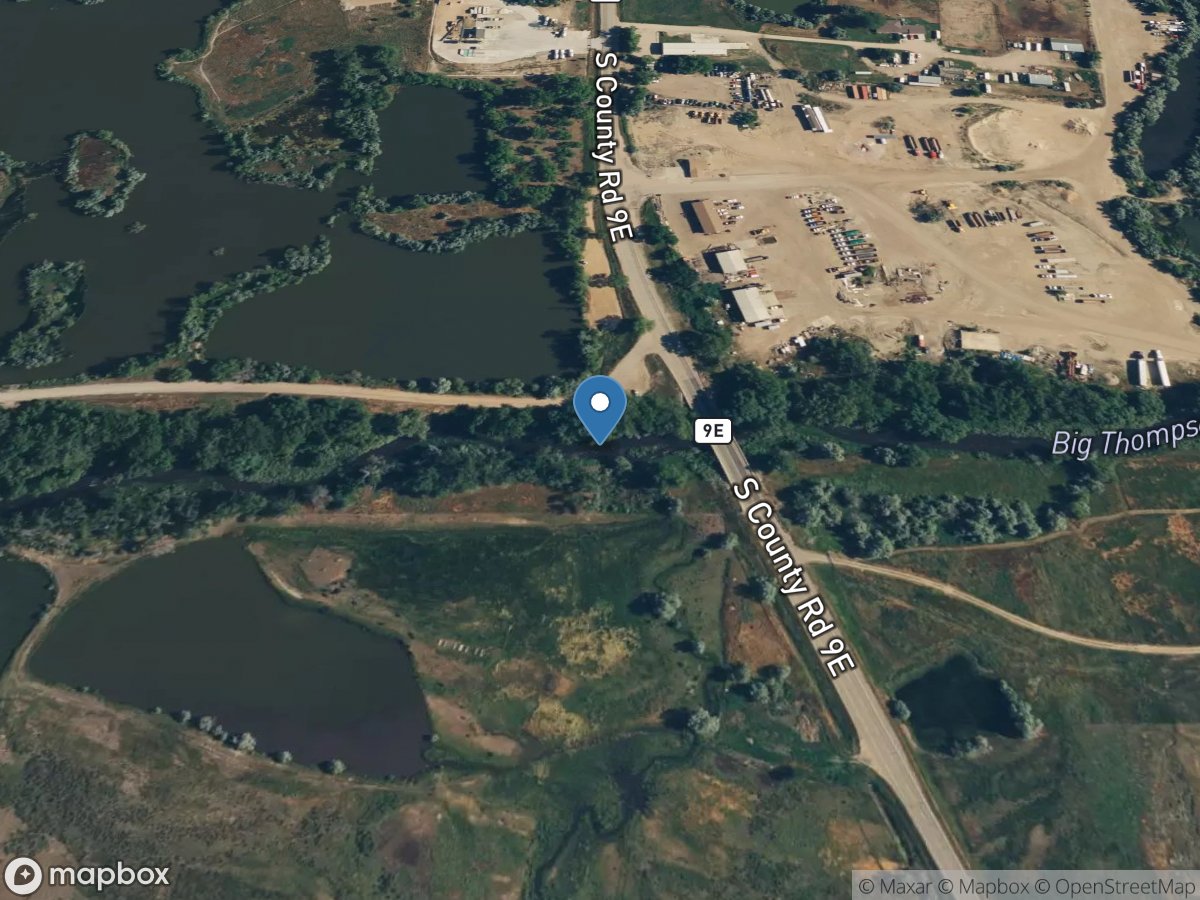 Big Thompson River below Loveland, Co. location