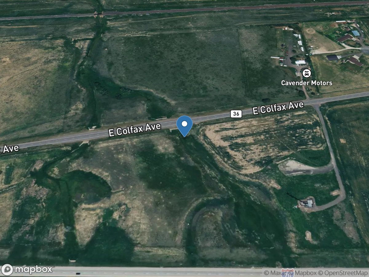 BOXELDER CREEK Tributary At Highway 36 NEAR WATKINS, CO location