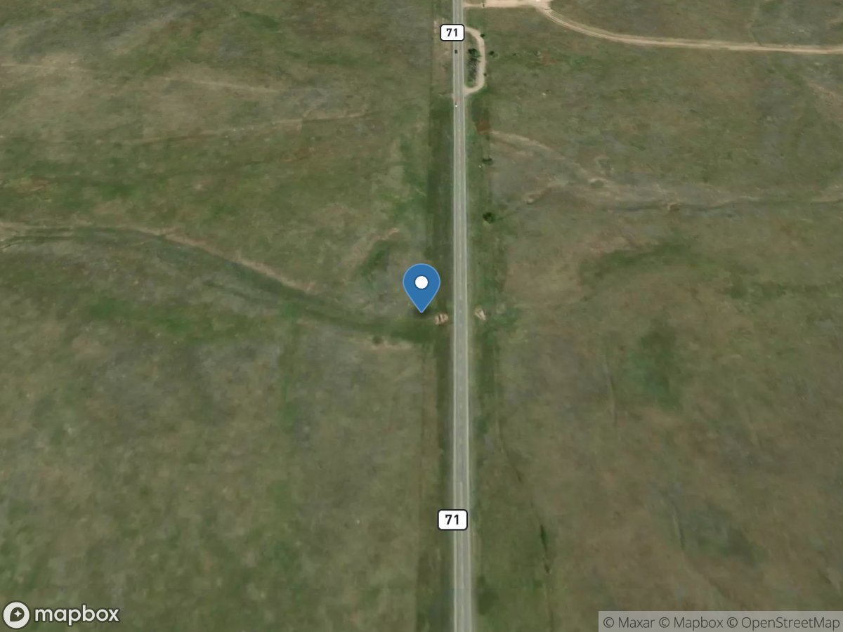 Unnamed Creek at Highway 71 near Stoneham, CO location