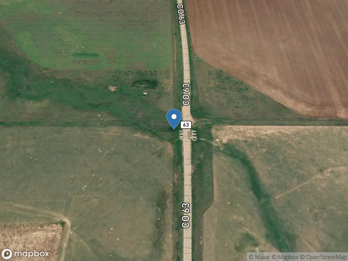 Unnamed Creek at Highway 63 near Anton, CO location