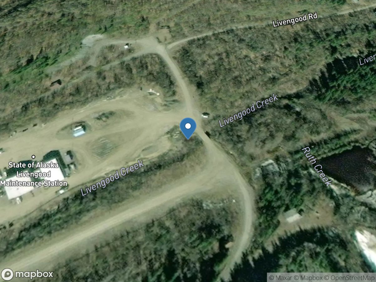 Livengood Creek at Livengood AK location