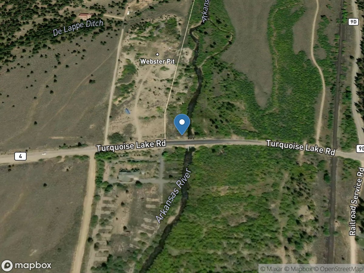 Arkansas River near Leadville, CO location