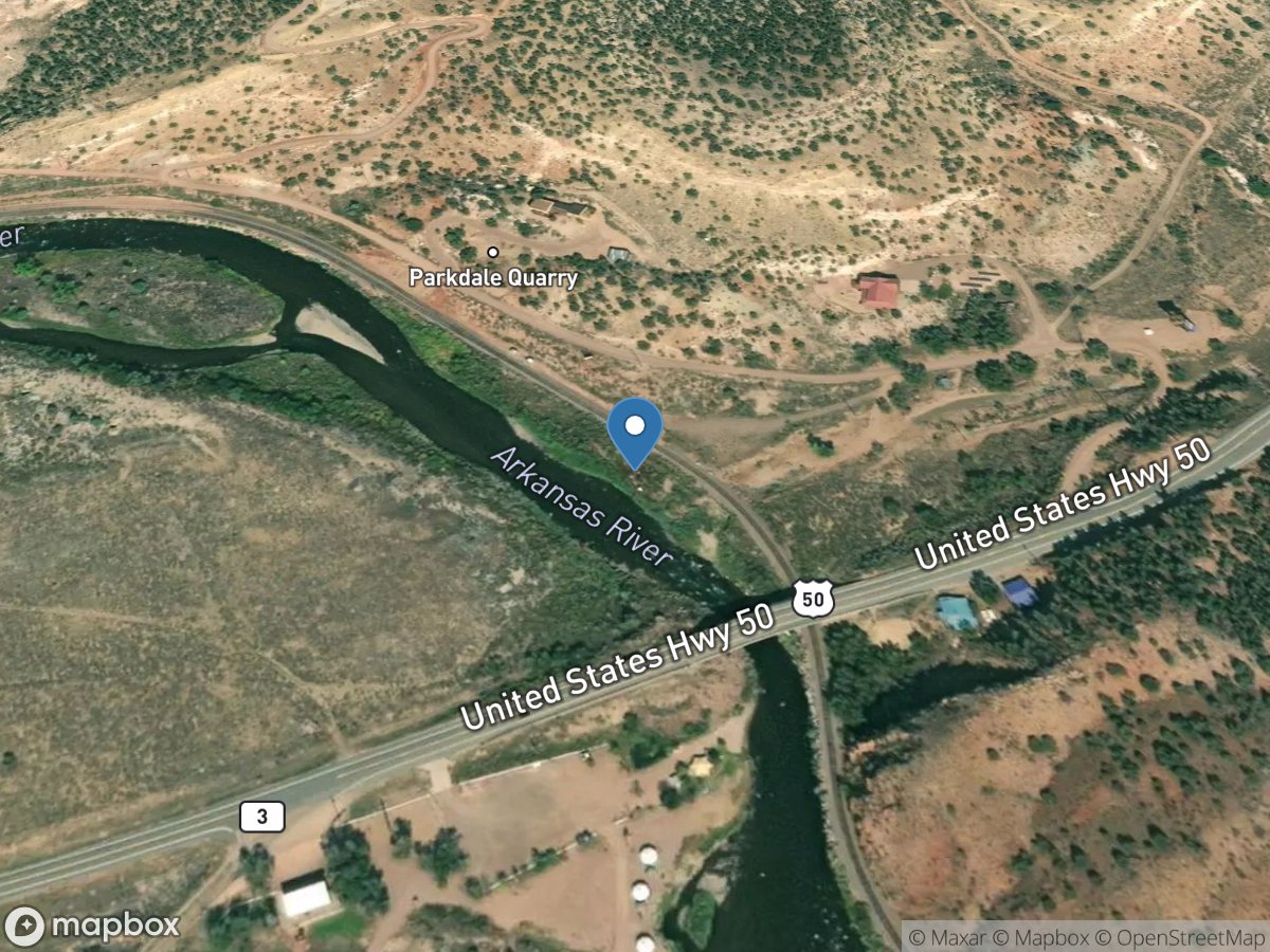 Arkansas River at Parkdale, Co. location