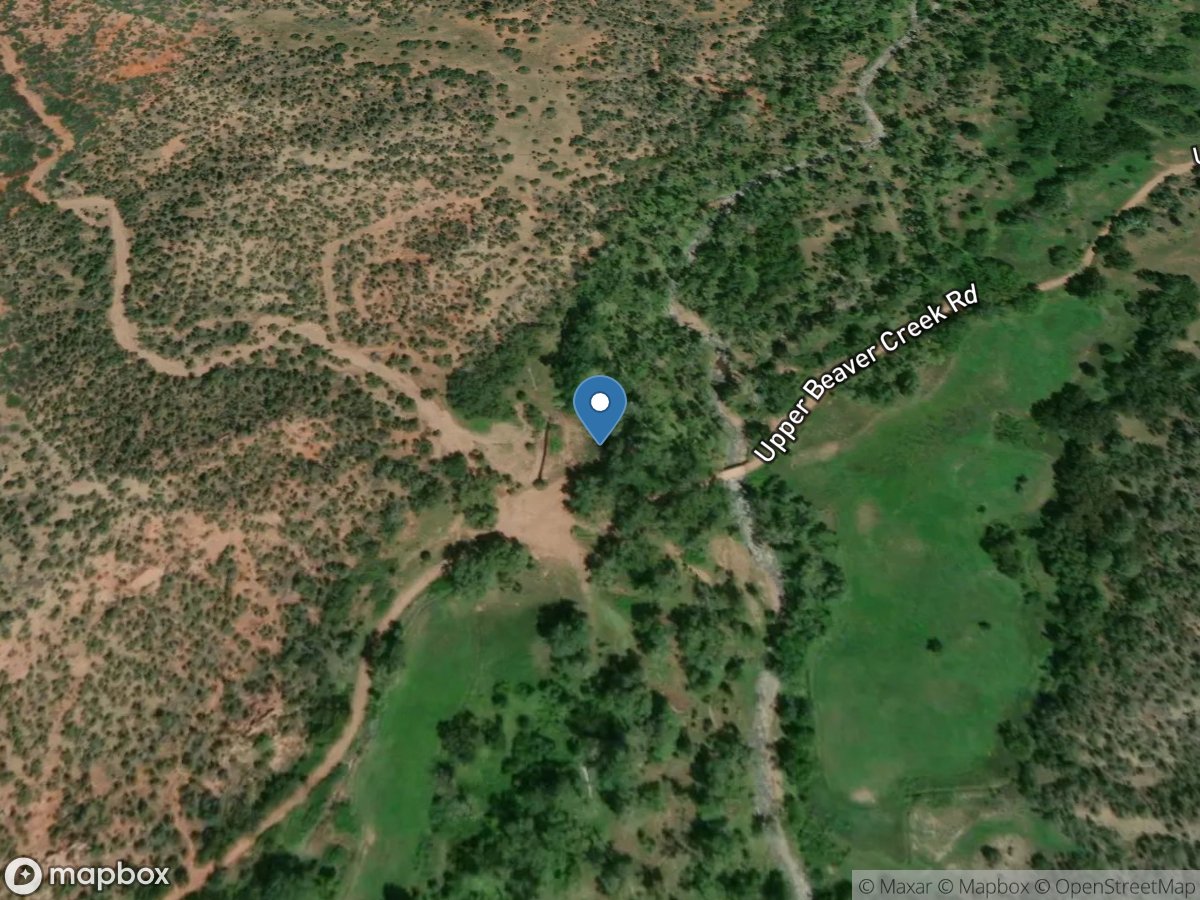 Beaver Creek above Upper Beaver Cemetery near Penrose, CO location