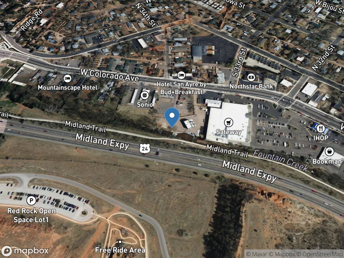 Fountain Creek near Colorado Springs, Co. location