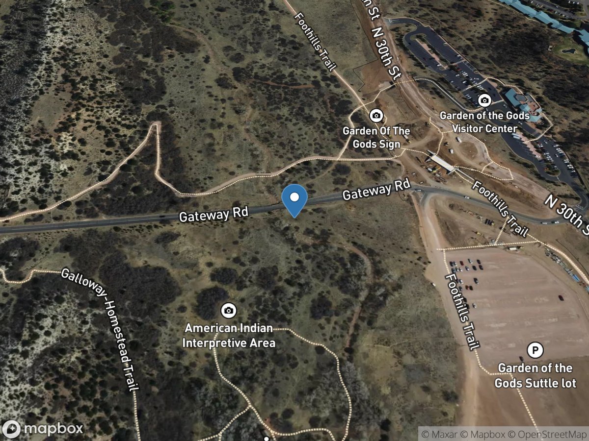 Camp Creek at Garden of the Gods, CO location