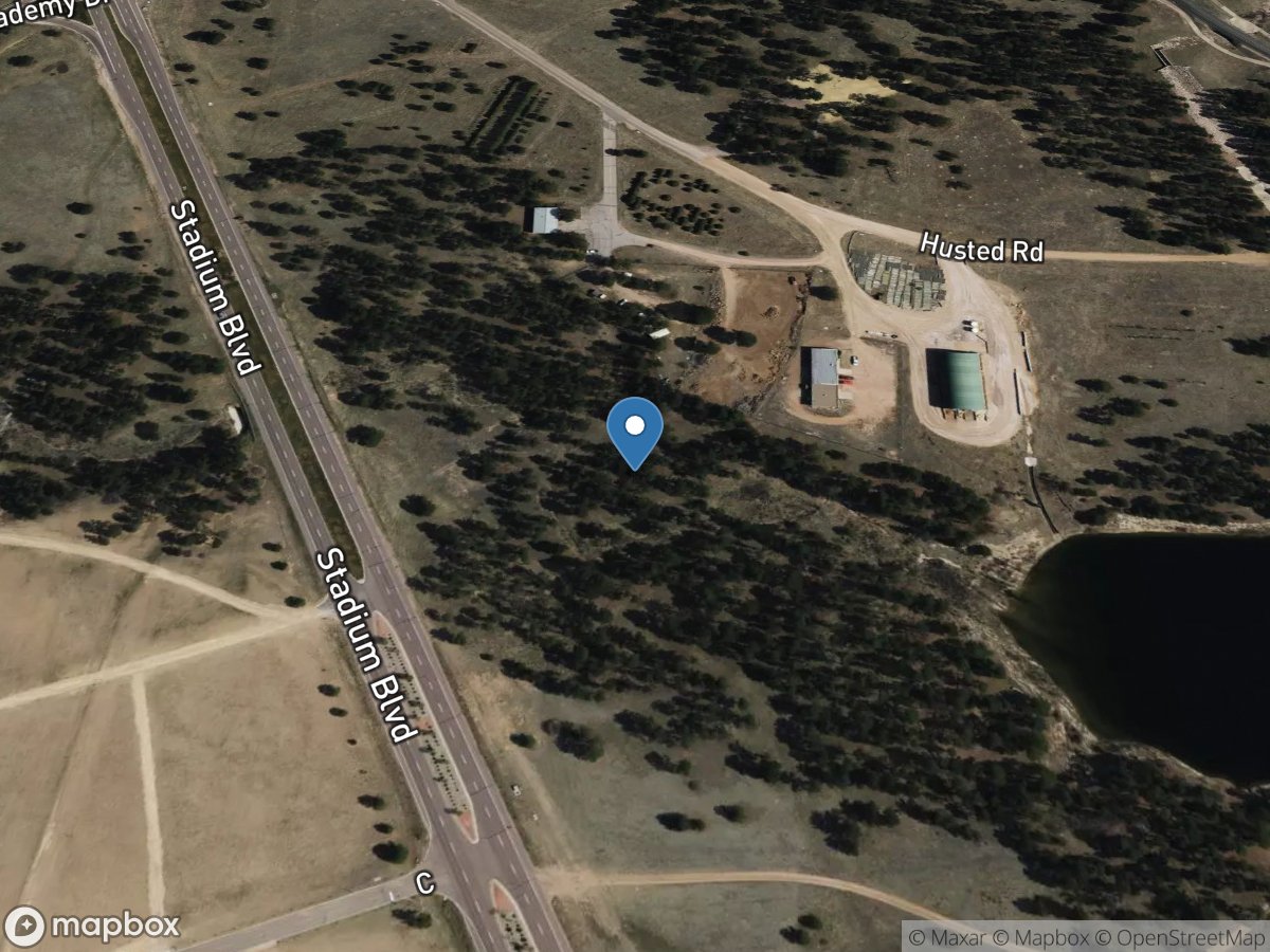 LEHMAN RUN Below STADIUM Boulevard At USAFA, CO location