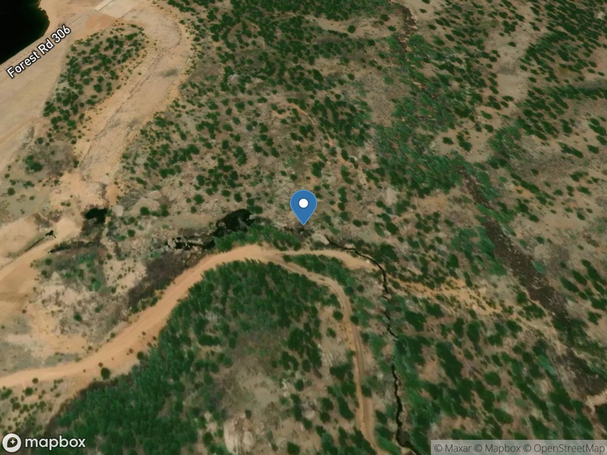 West Monument Creek below Rampart Reservoir, CO location