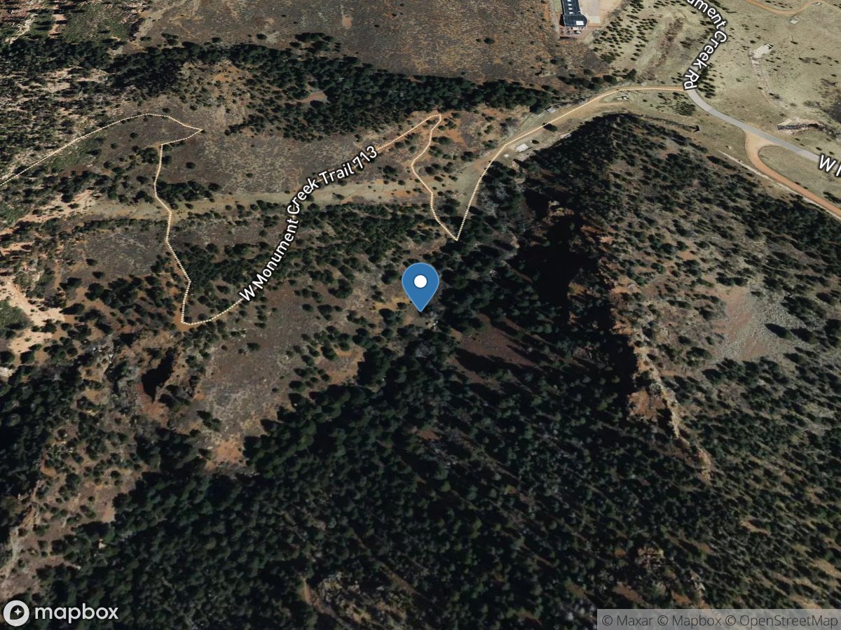 West Monument Creek at U.s. Air Force Academy, CO location