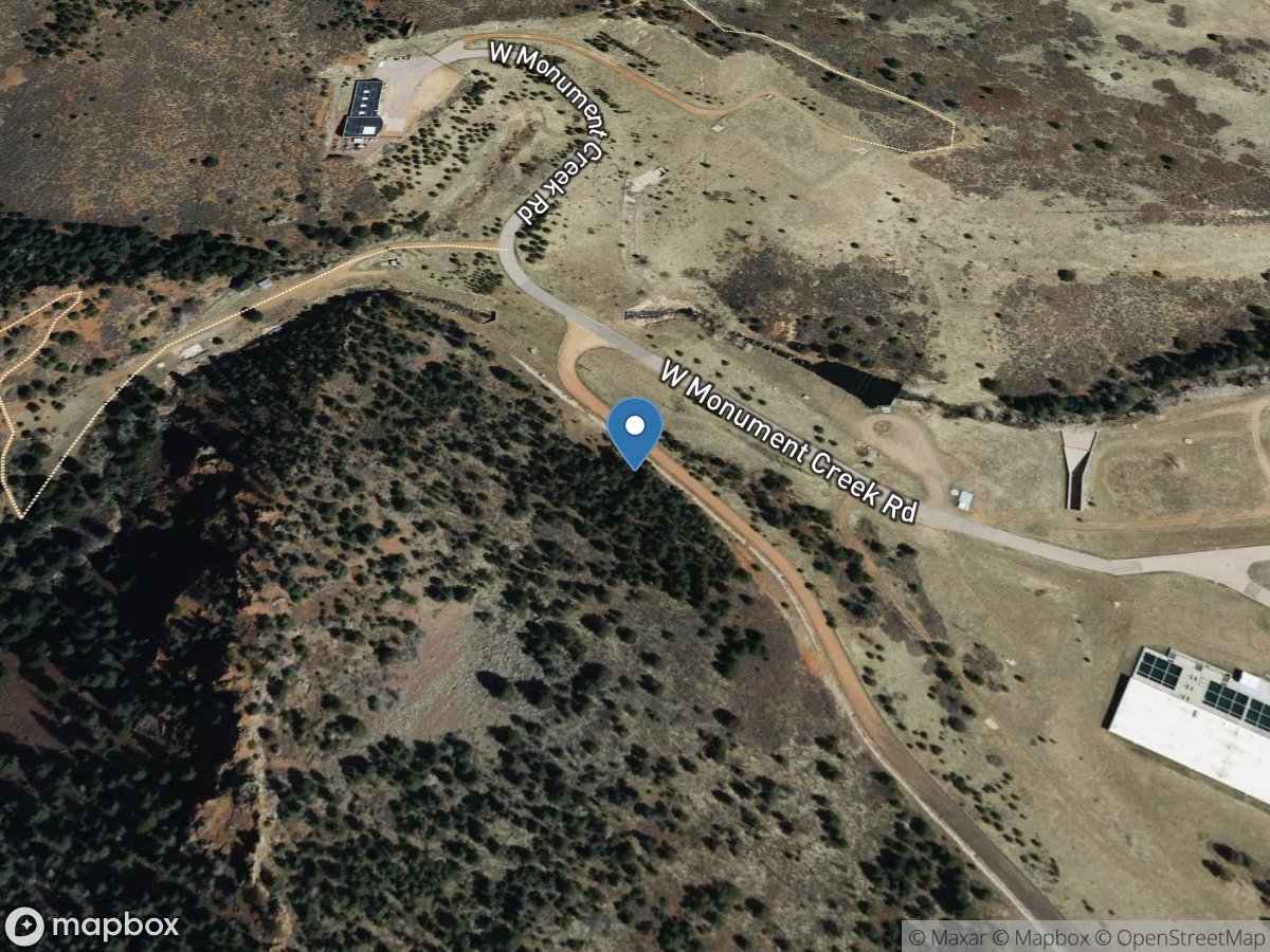 West Monument Creek near Pikeview, Co. location