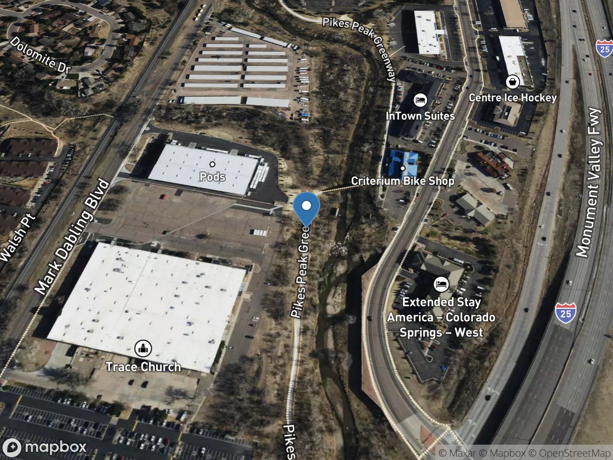 Monument Creek at Pikeview, Co. location