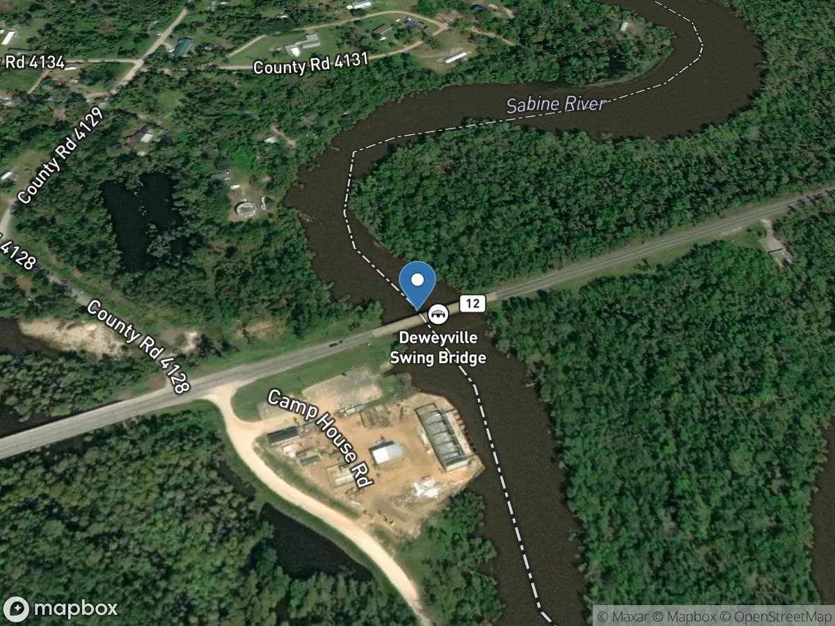 Sabine Rv near Ruliff, TX location