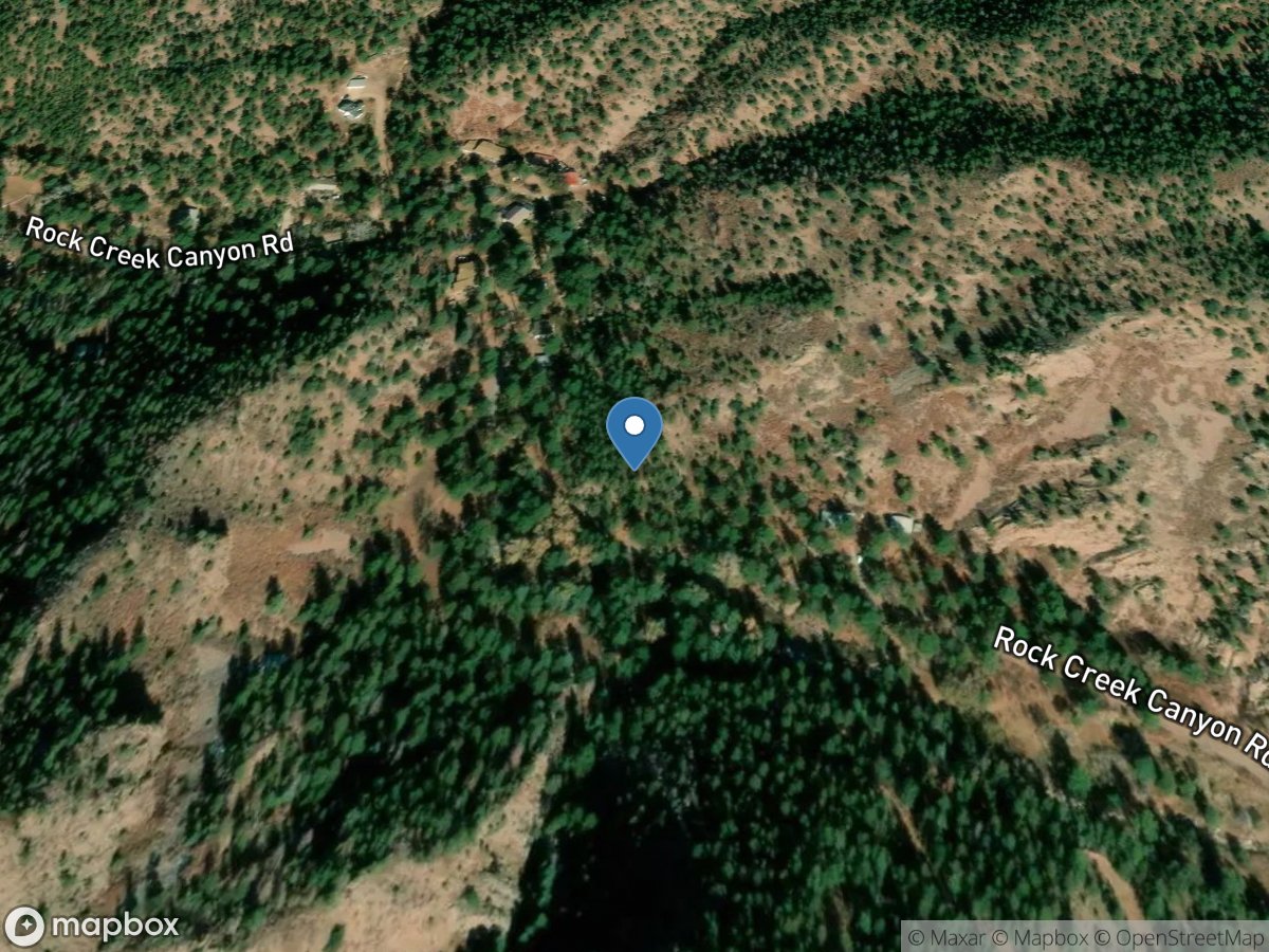 Rock Creek above Fort Carson Reservation, CO location