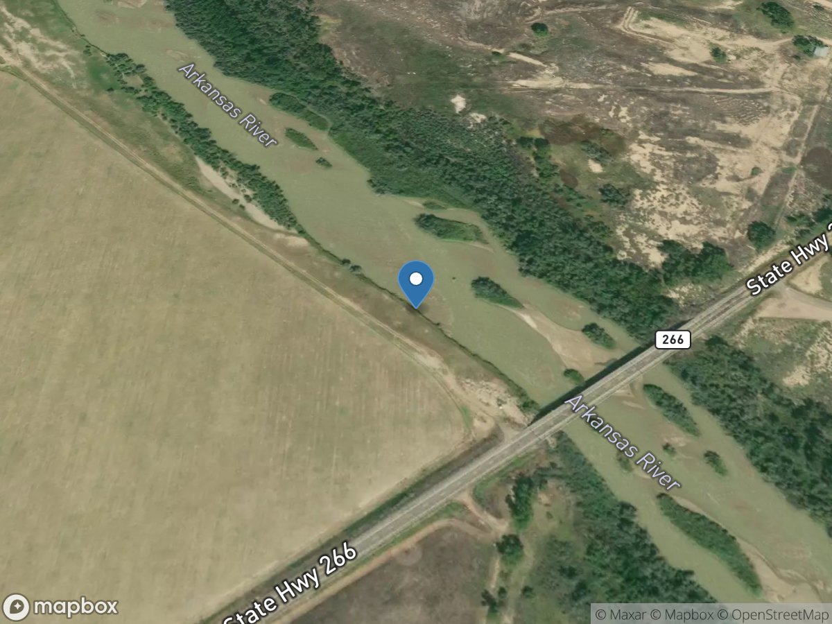 Arkansas River near Rocky Ford, Co. location