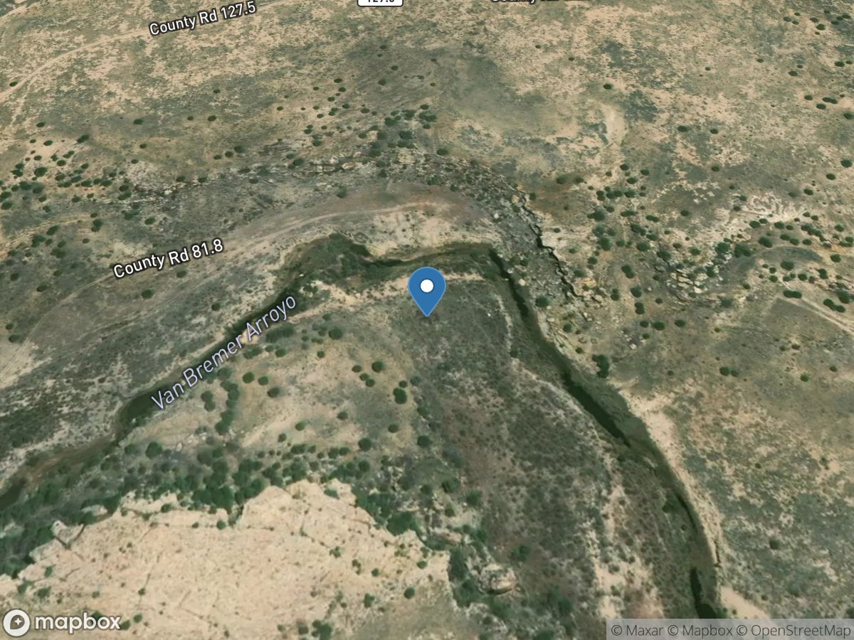 Van Bremer Arroyo near Model, CO location