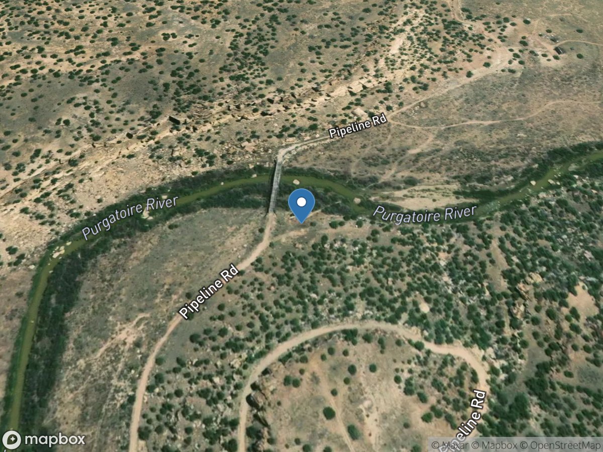 Purgatoire River near Thatcher, Co. location