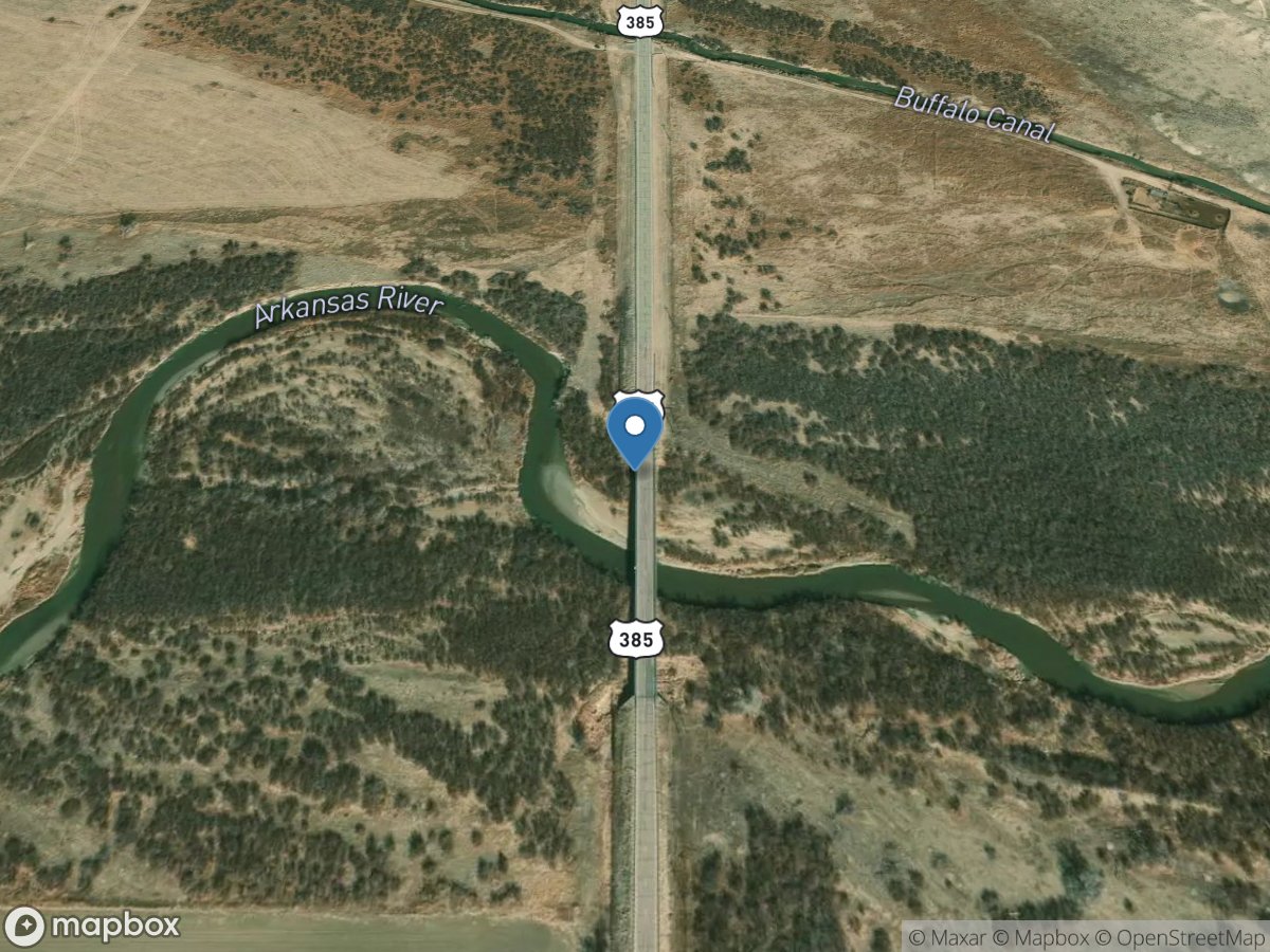 Arkansas River near Granada, Co. location