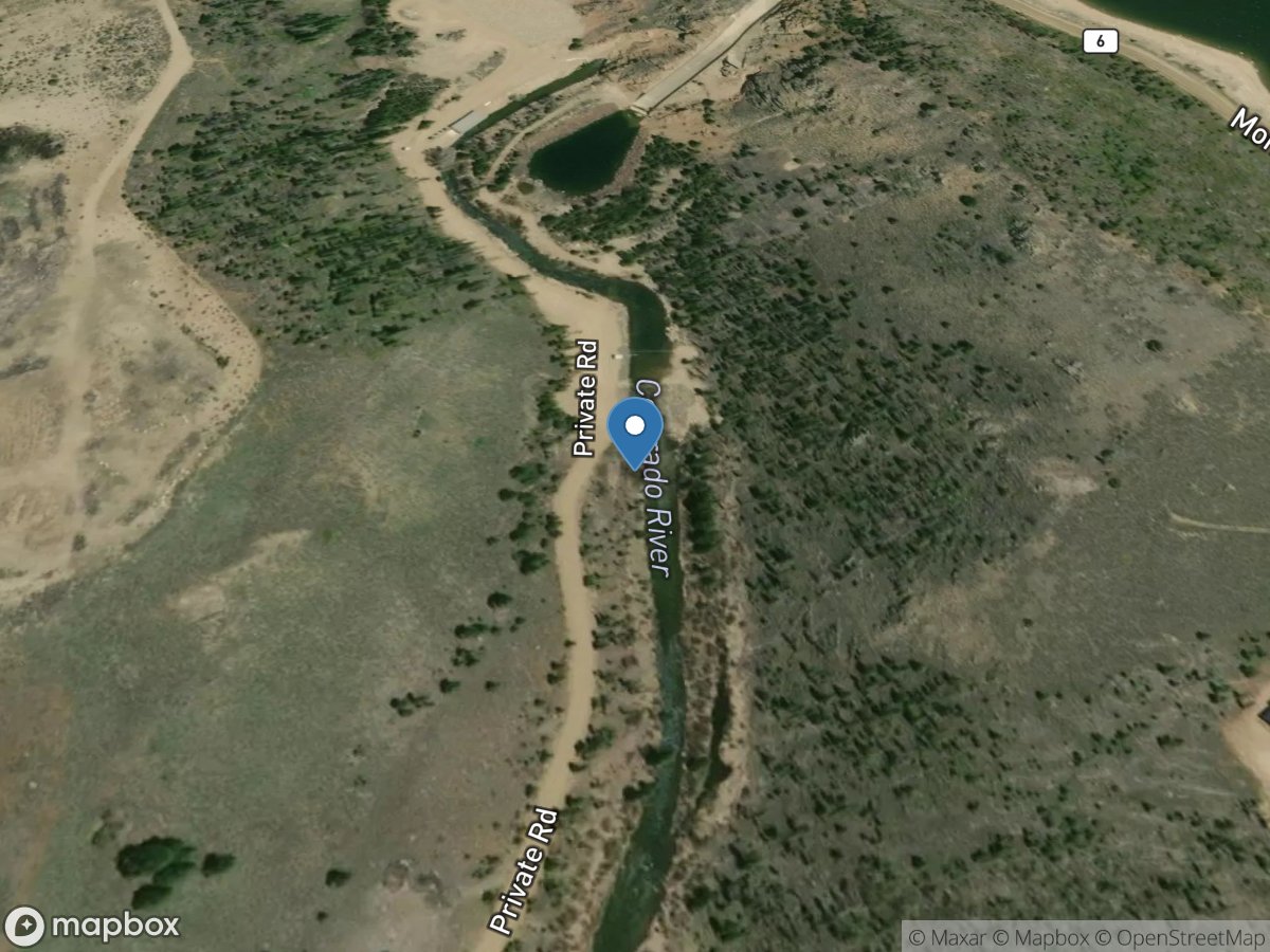 Colorado River below Lake Granby, Co. location