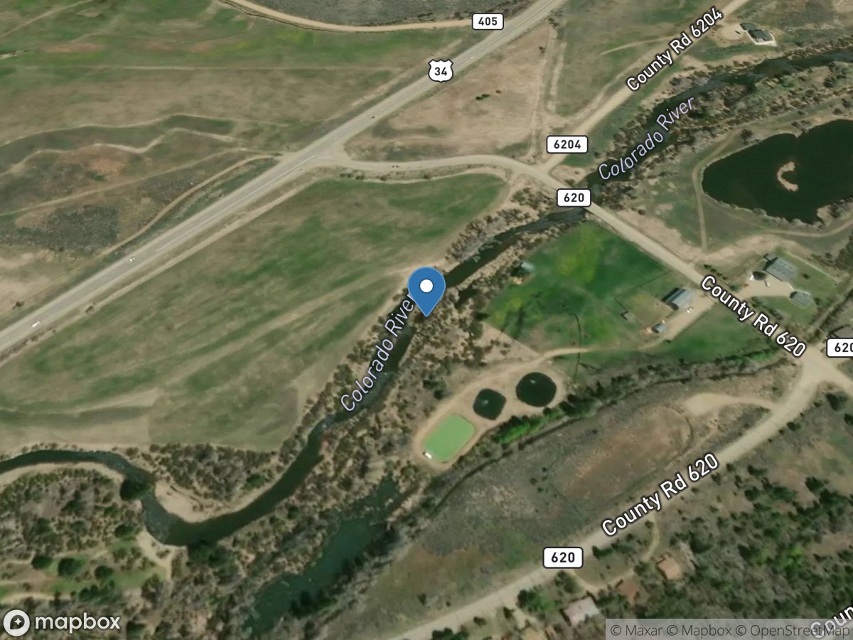 Colorado River near Granby, CO location