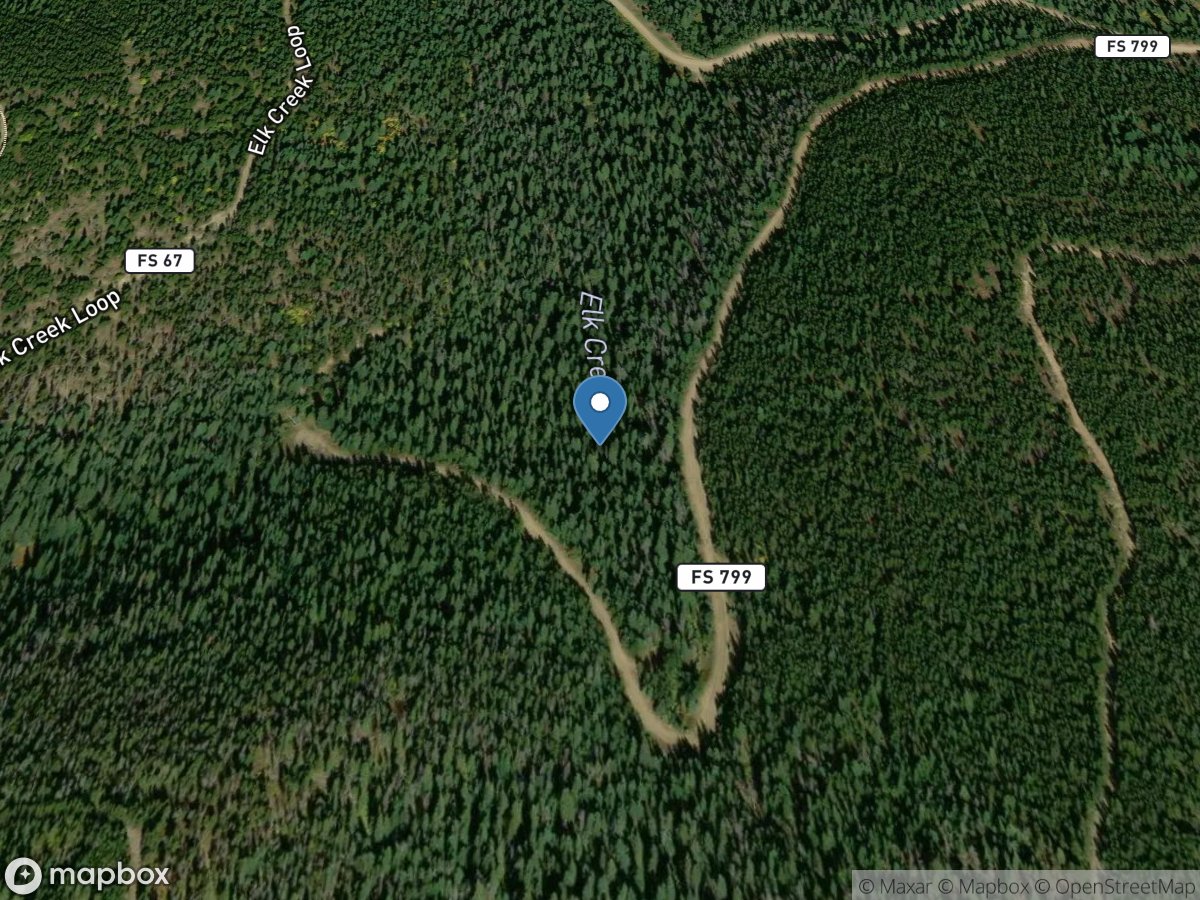 Elk Creek at Upper Station, near Fraser, CO location